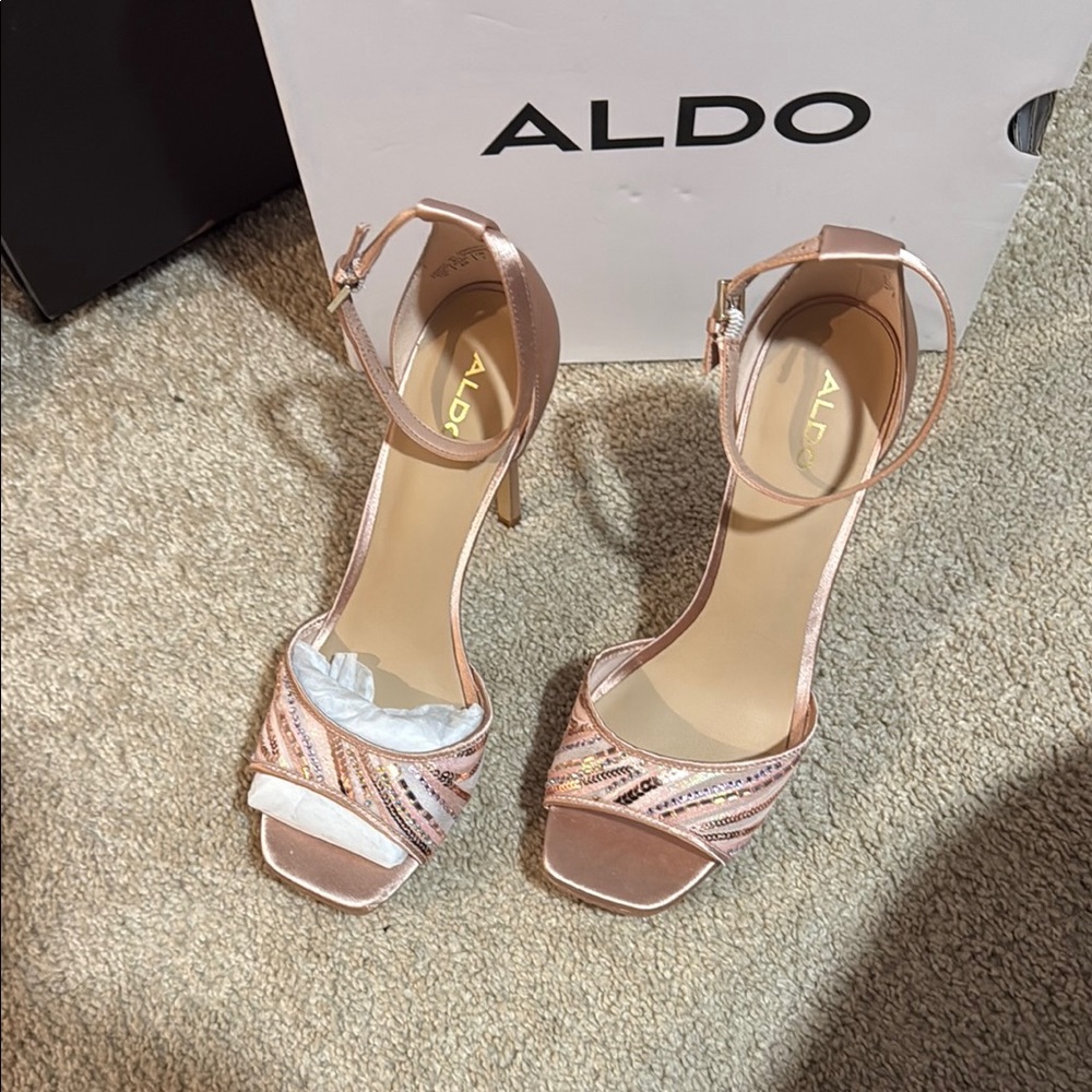 Aldo Women's Blush Strappy Heels